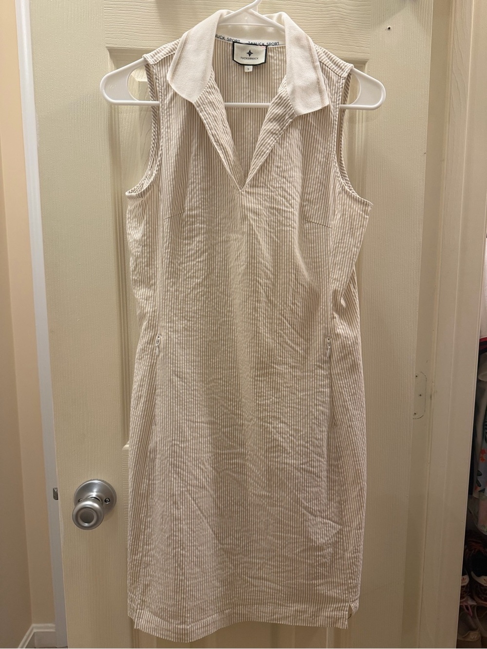 NWOT Tuckernuck Stripe Seersucker golf dress